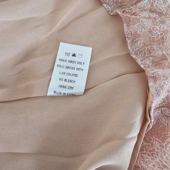 Anthropologie Dress Forum Dusty Rose Floral Tiered Boho Maxi Dress Large NWT - Picture 16 of 16